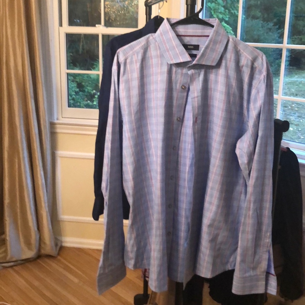 Hugo  Boss 2XL slim fit button down shirt